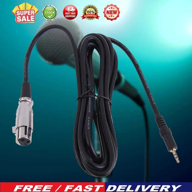 Neue XLR 3 Pin Buchse auf rechten Winkel 1/8 XLR3F, rechtwinklige 3,5 mm TRS für