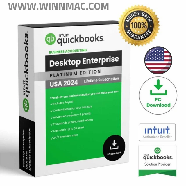 QUICKBOOKS DESKTOP ENTERPRISE 2024 Premier Plus Pro Plus Read