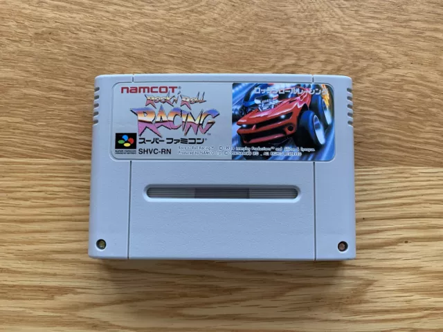 Rock ‘N Roll Racing SFC Japan SNES Super Nintendo Racing Game Cart Only!