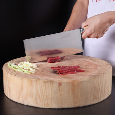 Professional Chinese Kitchen Knife Cleaver Slicing Chop Big Sharp Thin Cut Blade