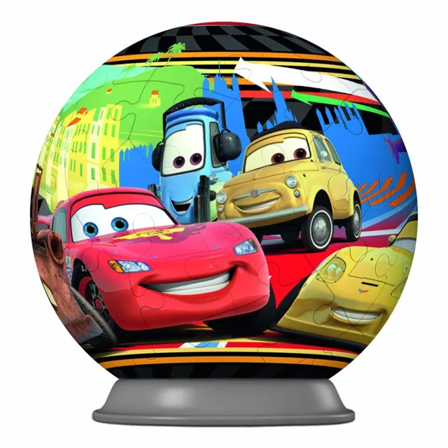 Ravensburger Puzzle Ball Lampe 3D Disney Pixar Voitures 2 54 Pcs 11859 2011 Neuf