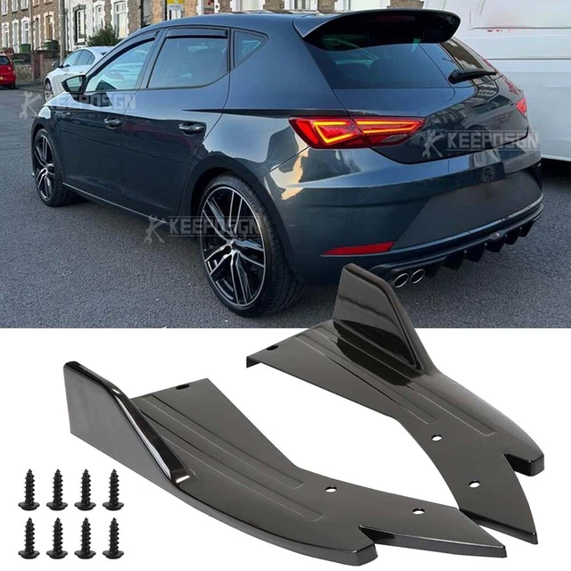CAR REAR SPATS Bumper Lip Diffuser Spoiler Splitter For Seat Leon