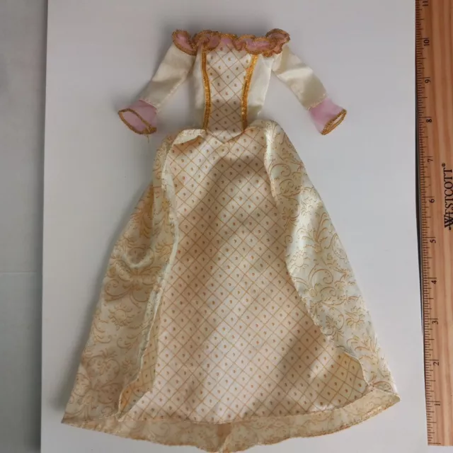 Vtg Mattel Barbie Princess & Pauper Anneliese Doll Wedding Gown Genuine Tag