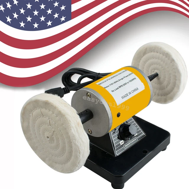 New Dental Polisher Polishing Machine Lab Lathe Bench Buffing Grinder Jewelry S+