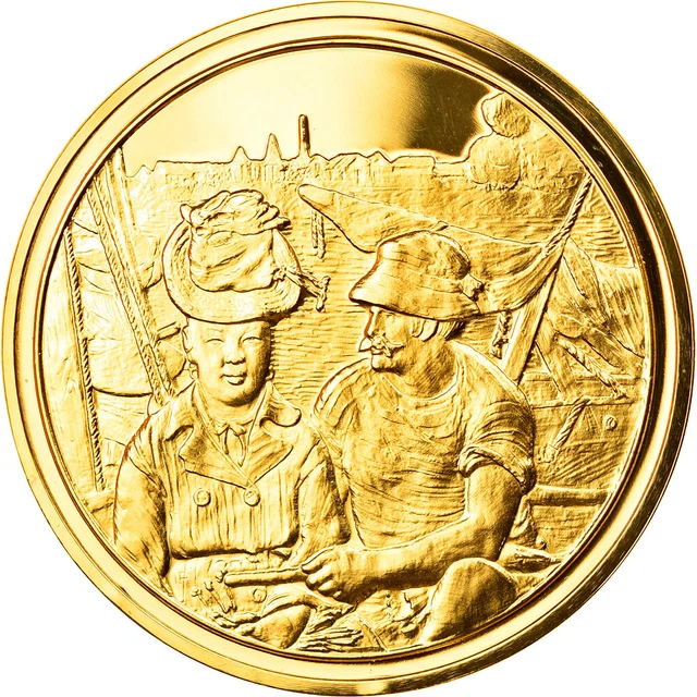 [#217939] France, Medal, Arts & Culture, Argenteuil de Edouard Manet, MS,