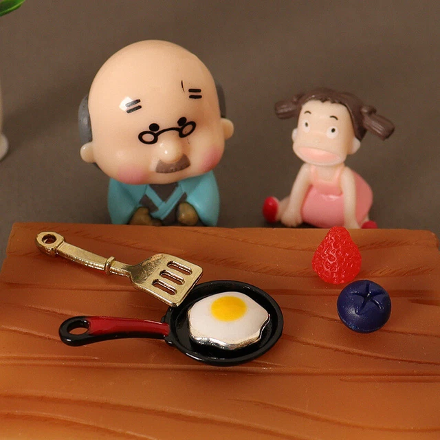 Melody Jane Dollhouse Black Saucepan Pan Set - 1:12 Scale Miniature Kitchen Accessory