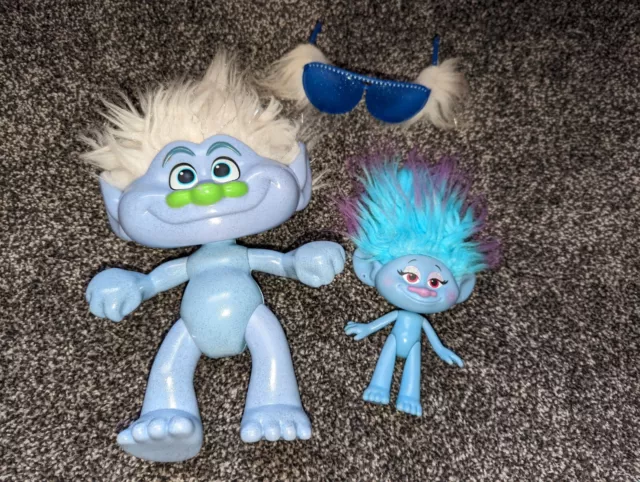 Trolls Movie Guy Diamond And Chenille Toys 2015. Hasbro. Jointed figures