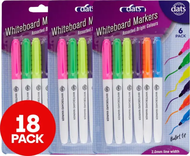 Expo White Board Marker Fne Assorted Pack 4 Box of 6