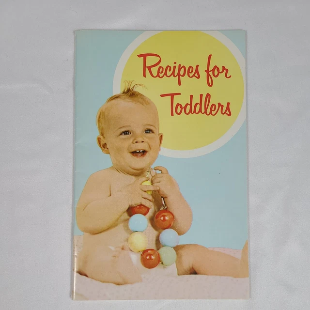 VINTAGE 1964 GERBER Baby Foods Booklet Recipes for Toddlers