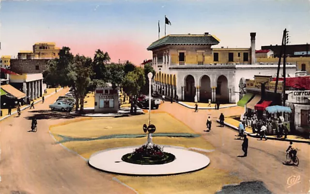 Maroc - OUJDA - La Banque d'Etat du Maroc, La Place de Gaulle