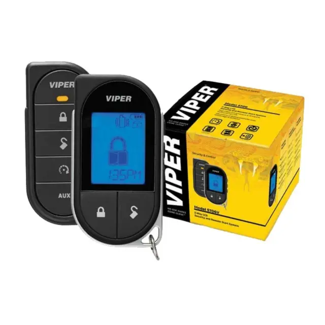 RFRB Viper 5706V 2-Way Car Alarm Security and Remote Start System w/ LCD Remote