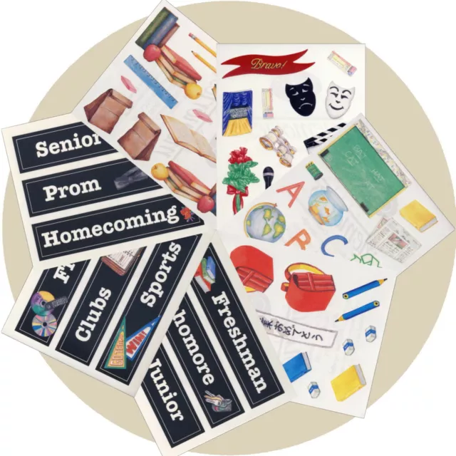 Creative Memories Block Sticker School Education Arts CHOICE