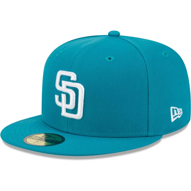 Men's New Era Turquoise San Diego Padres 59FIFTY Fitted Hat
