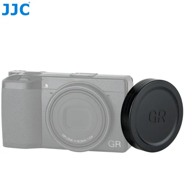 JJC TA-GR2 Metal Thumbs Up Grip & Metal Lens Cap for Ricoh GR II Camera GRII 3