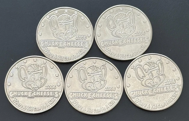 CHUCK E CHEESE 2026 Over The Hedge Promo Token Set $26.98 - PicClick CA