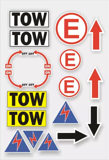 Race Rally Track Day Motorsport Scrutineering Stickers, Decals. Laminated.