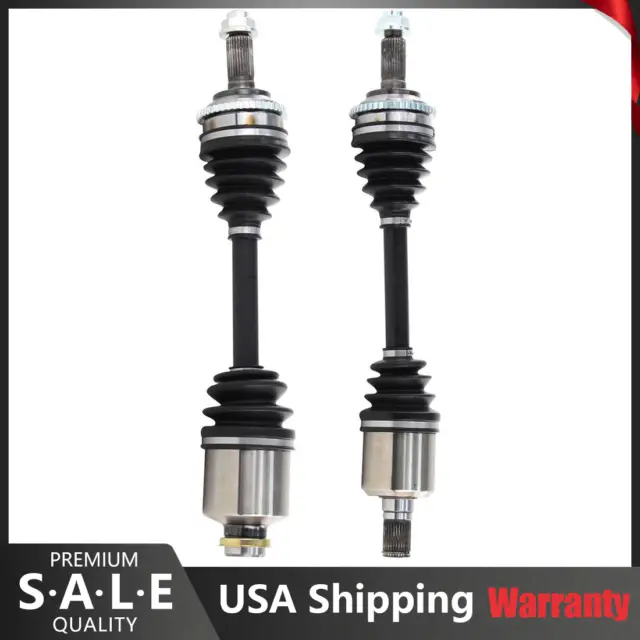 Front Left Right Pair CV Axle Joint Shaft For 2010-2012 Lincoln MKZ 3.5L 6 Cyl