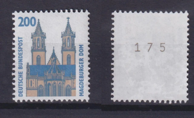 Bund 1665 RM mit ungerader Nummer SWK 200 Pf postfrisch