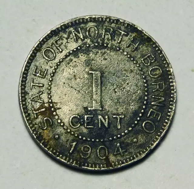 1904 H British North Borneo 1 Cent ***aVF***Nice collectable condition***