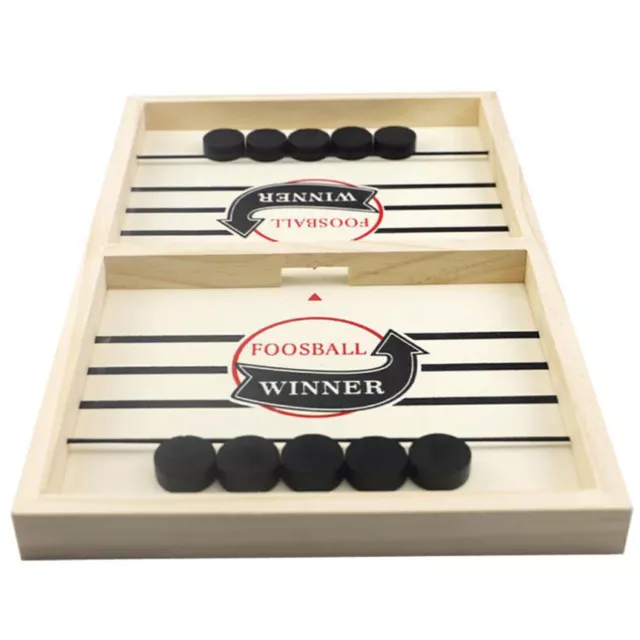 XLarge Family Game Fast Sling Puck Game Hockey Game Wooden Board Table Toy