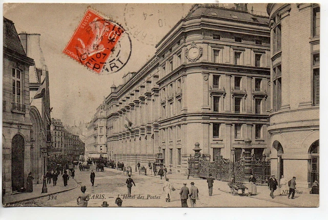 Theme LA POSTE - Post Office - CPA 75 - PARIS - La Poste