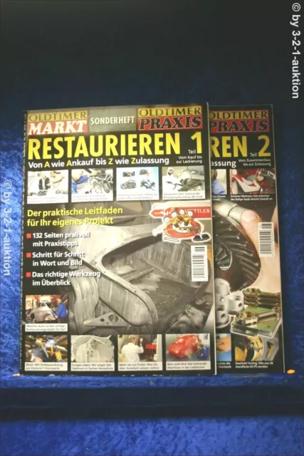 Oldtimer Markt Sonderheft Nr. 46 & 48 Restaurieren Teil 1 & 2