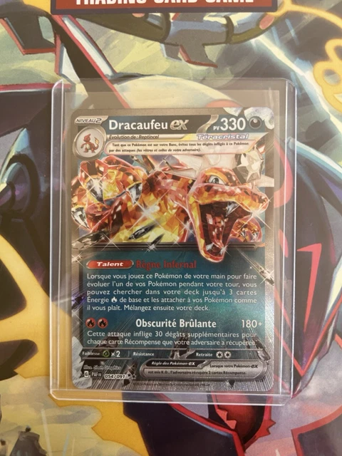 Pokémon Dracaufeu Ex Téracristal - Coffret 10 Cartes Françaises - Écarlate Violet