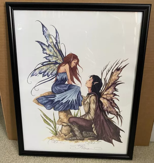 1999 Amy Brown Always Fairy 11 X 14 Framed Print Signed In Ink