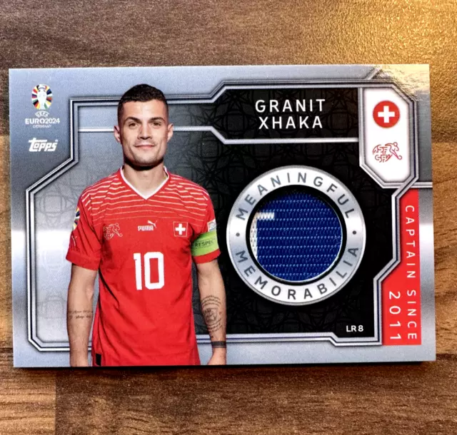 Topps Match Attack Euro 2024 Granit Xhaka Relic Card LR8