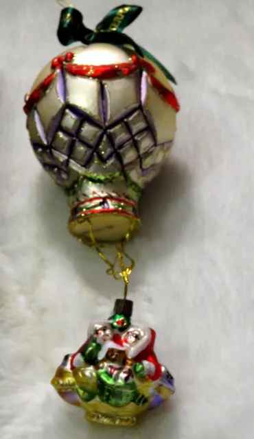 WATERFORD  Christmas Ball Ornament **  50TH LISMORE HOT AIR BALLOON (WITH BOX)