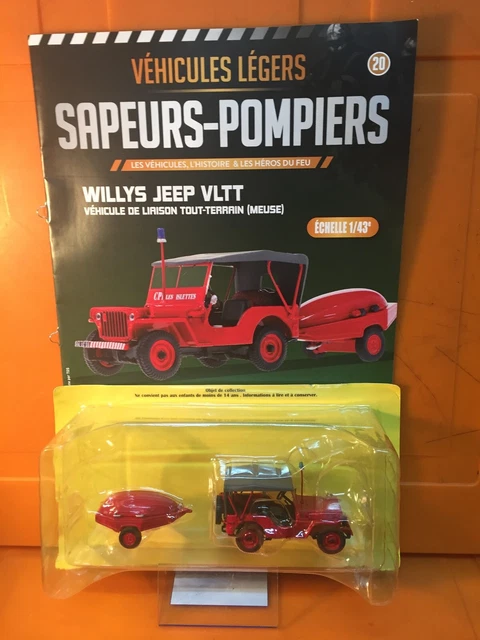 Modellino Land Rover Defender VTUHR – Sapeurs Pompiers 1/43, N.57, Nuovo