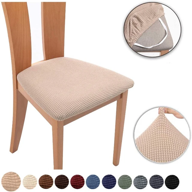Elastic Stretch Dining Chair Protector Chair Cover Seat Covers Slipcovers