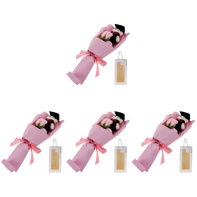 4 piezas ramo de graduación espuma regalos únicos para terminar