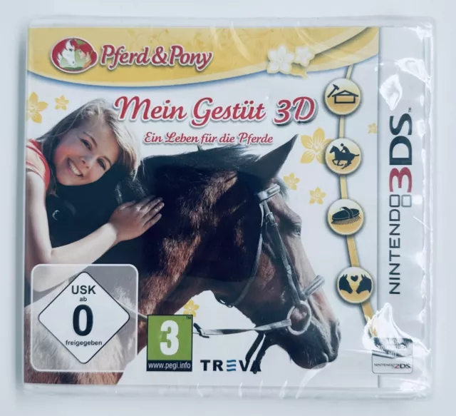 Mein Gestüt 3D - Ein Leben für die Pferde (Nintendo 3DS, 2013) - Neu & OVP