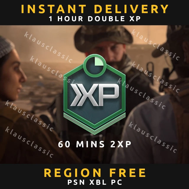 CALL OF DUTY Modern Warfare III MW3 One 1 heure double XP codes bonus