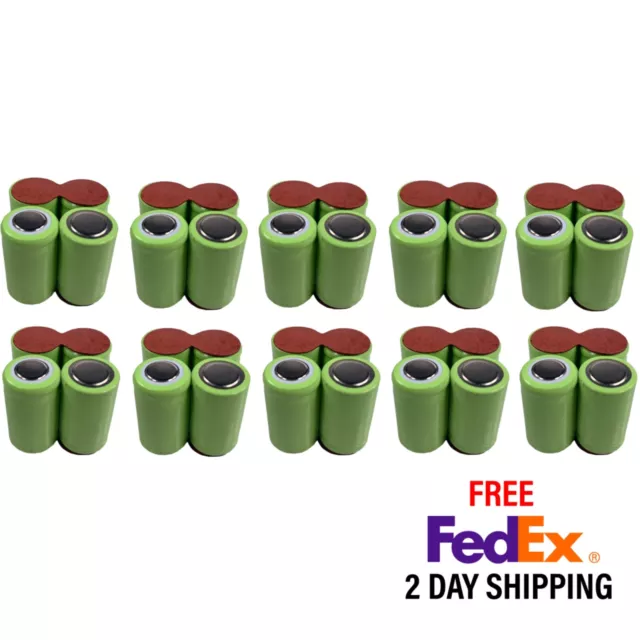 10 Pack Biohit/Sartorius eLINE Rechargeable Pipette NiMH Battery 731009