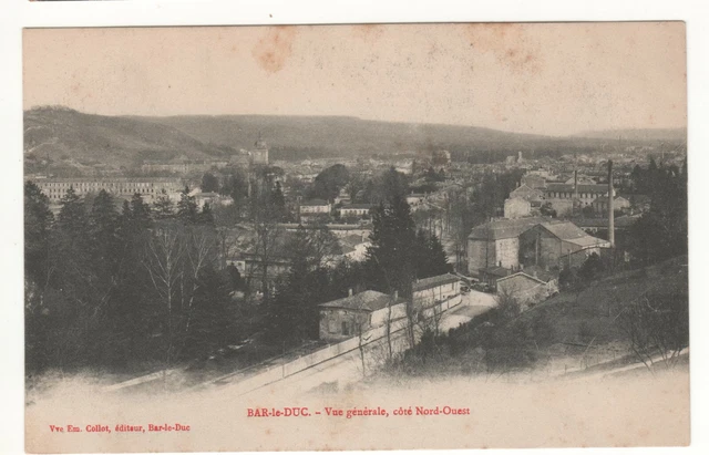 Cpa  Bar-Le-Duc (55) - Vue Générale Côté Nord-Ouest - Non Écrite