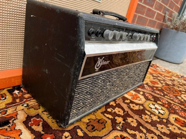 Vintage 1969 Selmer Treble N Bass 50 Hall Ventil Gitarrenverstärkerkopf *1960er Jahre* 6