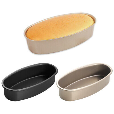 Molde ovalado antiadherente de acero al carbono pastel de queso pan pastel pan sartén para hornear Mo-H1