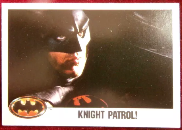 BATMAN - Card #097 - Knight Patrol! - Topps (UK) - 1989