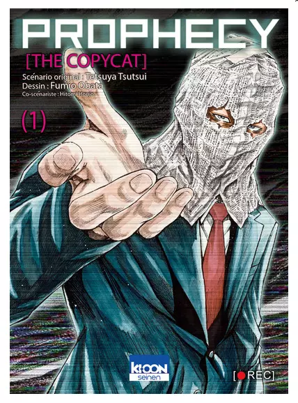 manga Prophecy - The Copycat tome 1 Tetsuya Tsutsui Seinen KI-Oon Manhole Reset