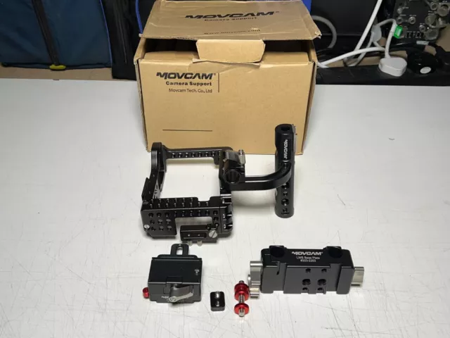 Movcam 303-2400 Sony A7s Cage Kit with Riser Block 303-2240 & LWS plate 303-2203 3
