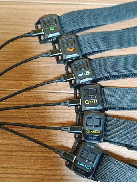 HARITORAX WIRELESS FULL Body Tracker Set 6 Sensors Straps