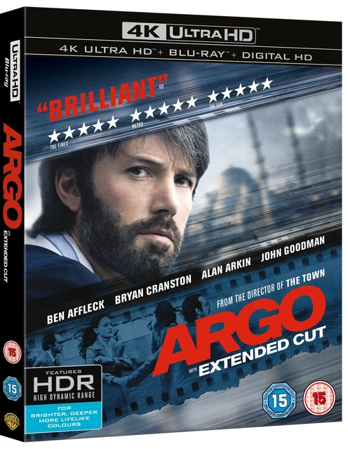 ARGO (4K UHD Blu-ray) Alan Arkin Michael Cassidy Victor Garber John ...