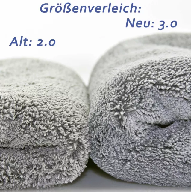 3× Petzoldts Mikrofasertuch Superflausch 3.1 Microfaser-Poliertuch & Trockentuch 3