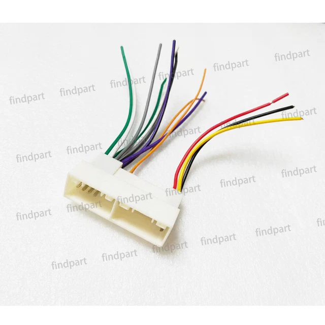 Car Stereo CD DVD Radio Power Speaker Wire Harness for KIA K3 K5 Hyundai Tucson