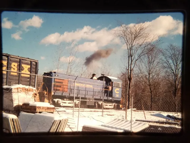 ZA15 TRAIN SLIDE Railroad Short Line Connecticut Central S-4 #36 Middletown CT