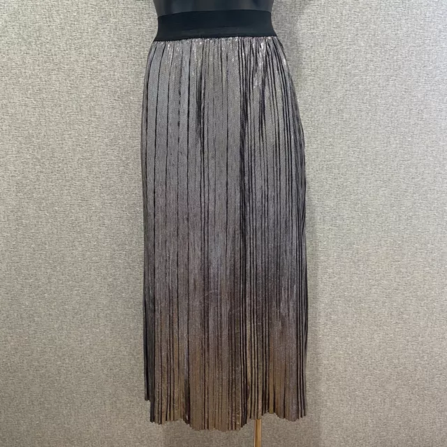 Sass Clothing Metallic Midi Skirt, Size 10, Brand New