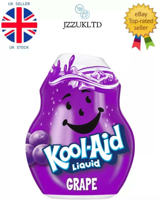 Kool-Aid Liquid Grape Flavored Soft Drink Mix, 1.62 fl oz Bottle