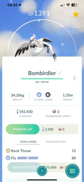 Pokemon Shiny Ho-Oh - Mini P T C have 80.000 stardust - Description